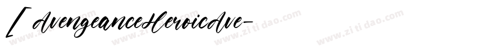 [AvengeanceHeroicAve字体转换